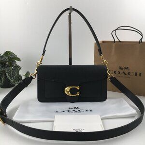 Coach New Tabby26 Black Leather Shoulder Bag 73995
